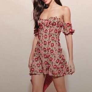 For Love and Lemons Amelia Mini Dress Size S